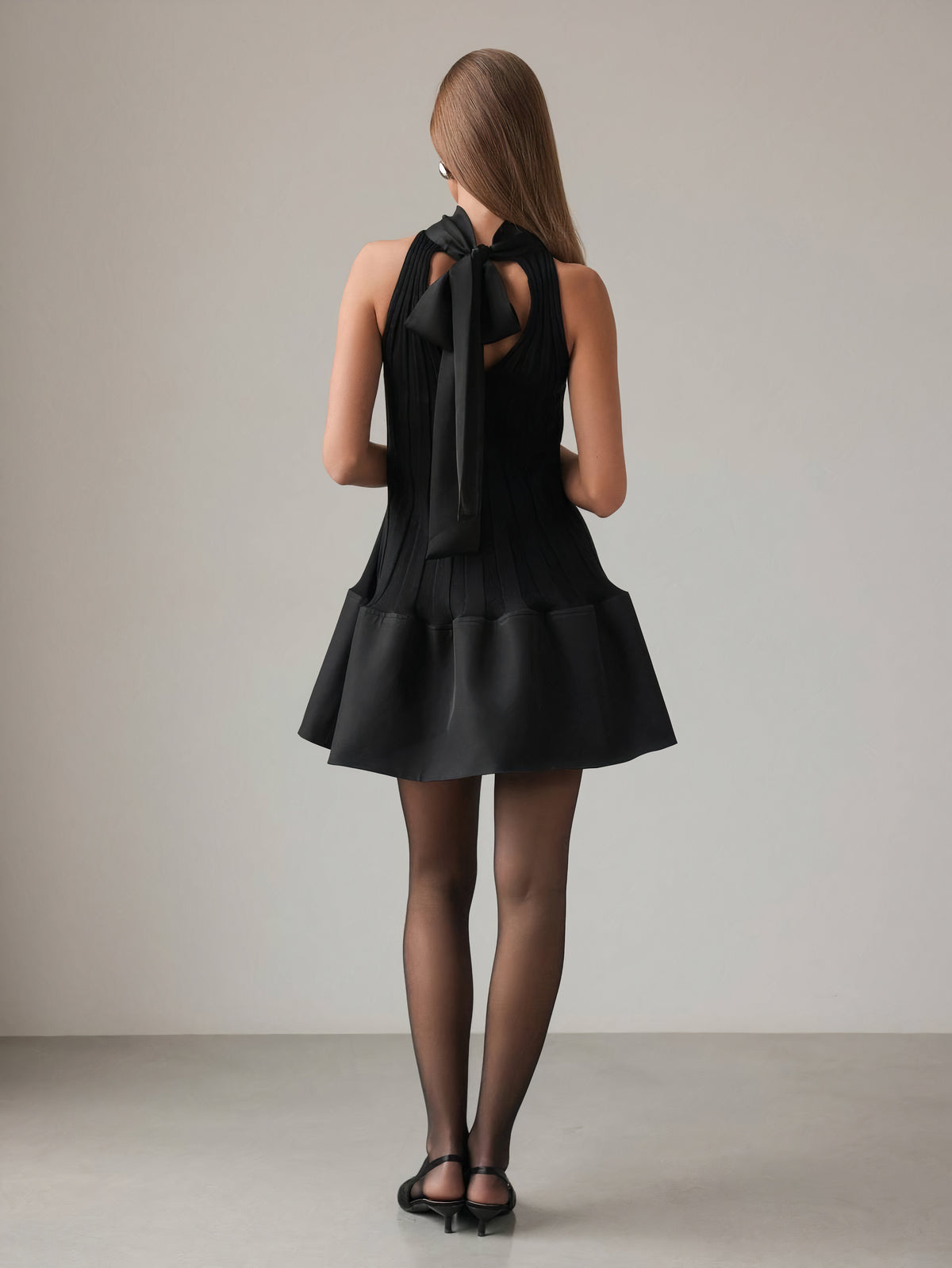 Vestido Noire Cascade