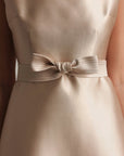 Minivestido de satén Luxe Glow
