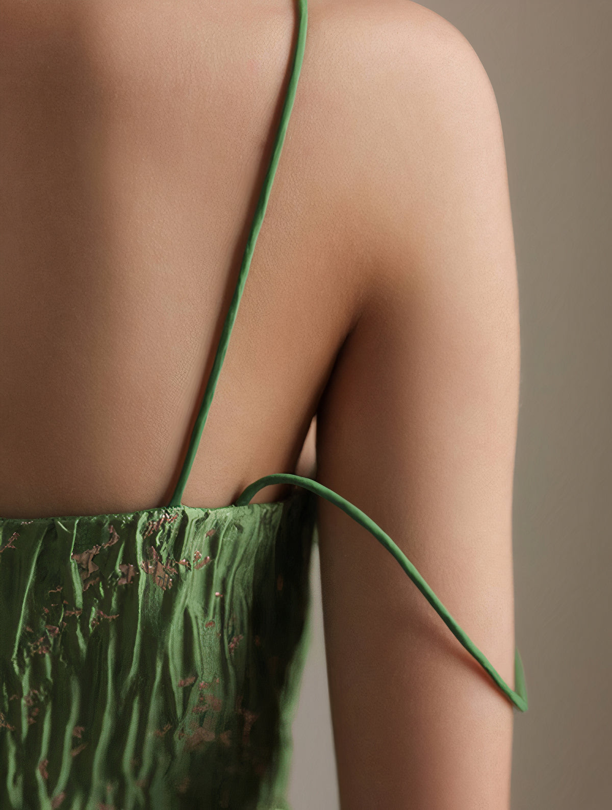 Robe midi Emerald Glow