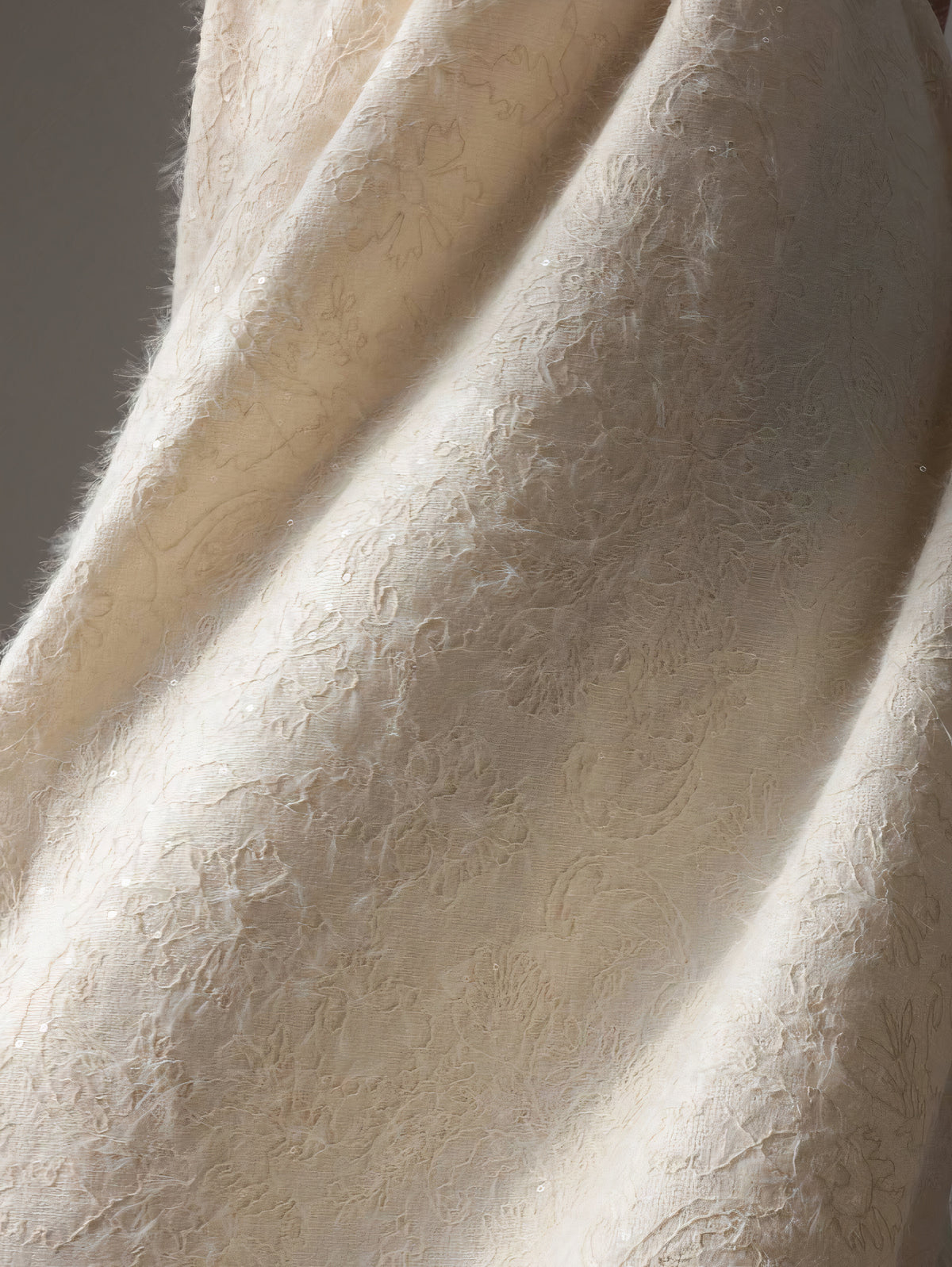 Angora-Jacquardkleid