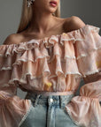 High-Waisted Jeans Combo - Maelle Paris