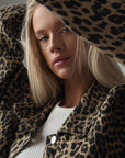 Stylish Leopard Print Jacket - Maelle Paris