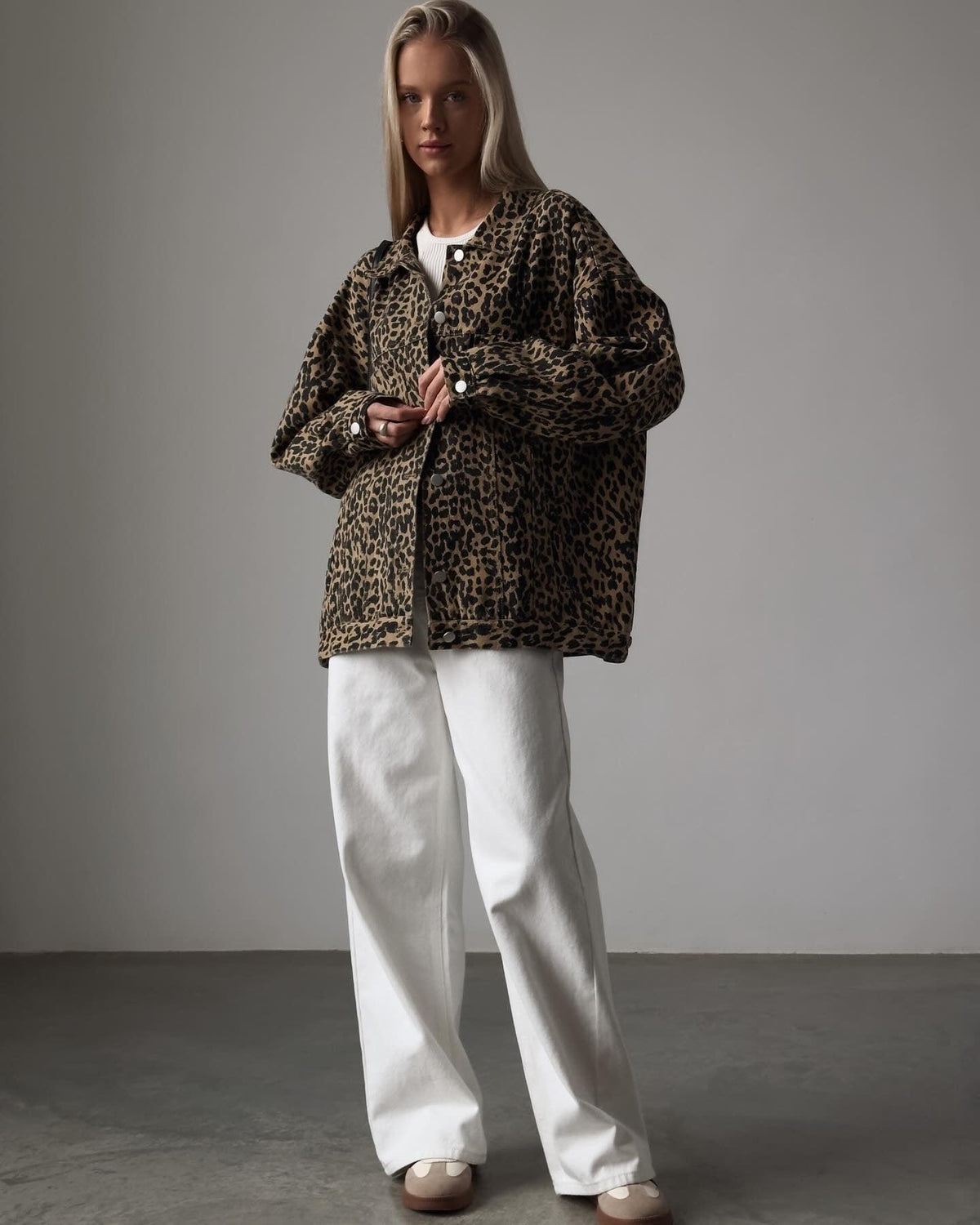 Stylish Leopard Print Jacket - Maelle Paris