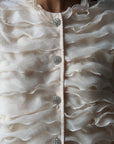 Elegant Ruched Jacket - Maelle Paris