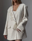 Elegant Beige Jacket - Maelle Paris