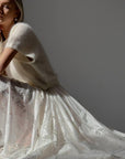 White Lace Skirt - Maelle Paris
