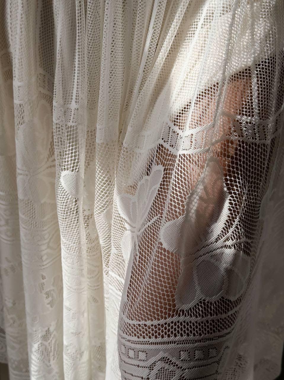 White Lace Skirt - Maelle Paris