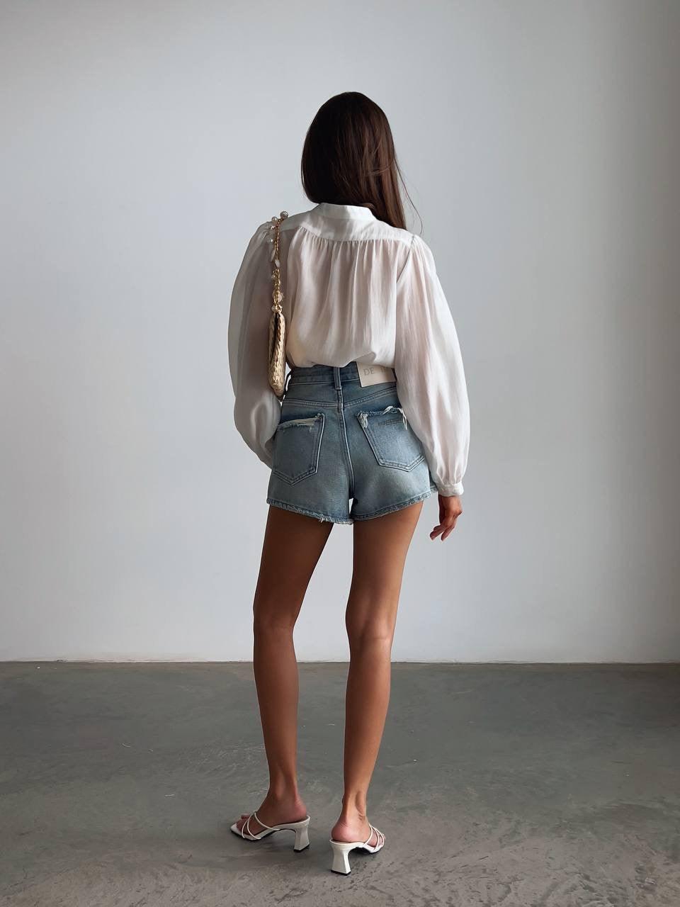 Denim Shorts - Maelle Paris