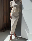 Elegant Lace Midi Suit - Maelle Paris