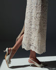 Elegant Lace Midi Suit - Maelle Paris