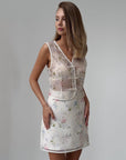 Floral Sheer Suit - Maelle Paris