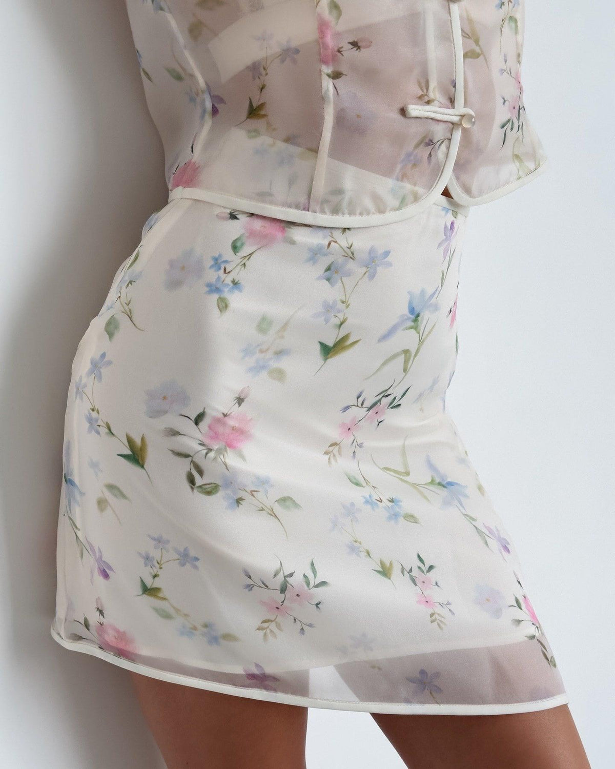 Floral Sheer Suit - Maelle Paris