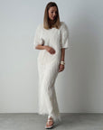 Elegant Feathered Suit - Maelle Paris