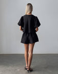 Elegant Black Two-Piece Suit - Maelle Paris